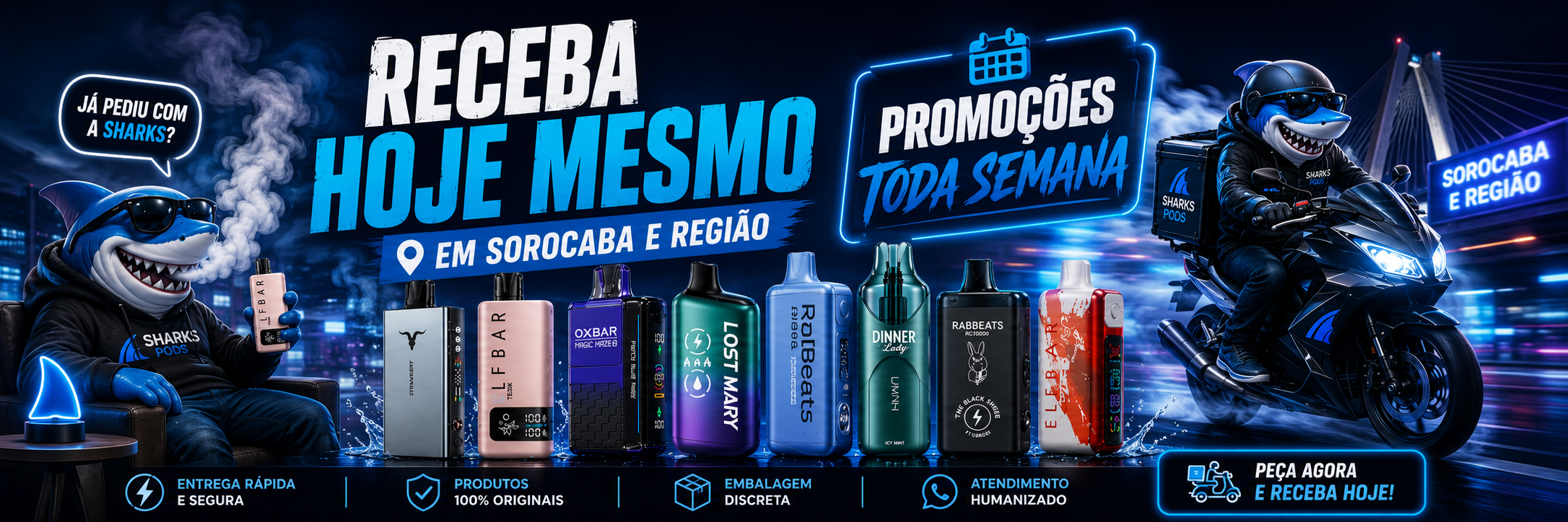 Entrega rápida em Sorocaba e região